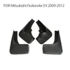 Adequado para 09-12 Mitsubishi Outlander Ex Outlander Para-lamas de Lama, Para-lamas de Pneu de Carro, Para-lamas