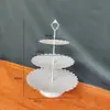 Suporte de Bolo Estilo Europeu Bandeja de Sobremesa para Casamento Suporte de Exibição de Mesa de Sobremesas de Casamento Suporte para Lanches Mesa de Exibição para Hora do Chá