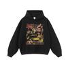 Marca de Moda Hip-Hop Europea y Americana Suéter para Hombre Hiphop Vintage Estampado Casual Suelto para Pareja Sudadera de Manga Larga para Mujer Transfronteriza