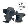 Suporte de Celular para Carro 2025 Suporte para Console Central do Carro Suporte para Painel de Instrumentos Suporte com Clipe para Navegação Fibra de Carbono Imitação