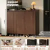 Zapatero para entrada de casa, nuevo modelo 2026, mueble de recibidor integrado, montado en la pared, zapatero de gran capacidad para pasillo