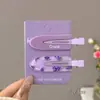 Pinzas Dulces Dopamina para el Cabello para Niñas, Lindas Pinzas para Flequillo Lateral, Pinzas de Pato Exquisitas y Sofisticadas