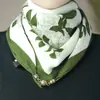 Moda Preguiçosa Novo Estilo de Colar Fivela Magnética Lenço de Seda Lenço Decorativo para Fotos Lenço para Gola de Camisa Protetor de Ombro para Mulheres