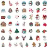 50/100 Piezas de Pegatinas Navideñas tipo Graffiti para Coches, Teléfonos Móviles, Botellas de Agua, Pegatinas Decorativas, Pegatinas Impermeables para Diarios al por Mayor