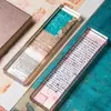 Lanzhai Criativo Peso de Papel de Cristal Prensador de Livros Espessador de Papel Peso de Papel Régua Vento Nacional Prensador de Papel Shi Ruihe Tu Mil Milhas