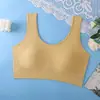 Minimizador de Busto Grande y Efecto de Recogimiento, Sujetador Inalámbrico Cómodo, Tallas Grandes Recogimiento Seamless y Soporte Lateral del Pecho, Sujetador Inalámbrico Anticaída