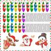 RFL046 Lâmpada de Natal Transfronteiriça Boneco de Neve Combinação Carro Adesivo Magnético Colmeia Adesivo Refletivo Decoração de Geladeira Adesivo