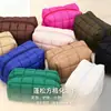 Bolsa Cosmética Cuadros Acolchados de Nailon de Gran Capacidad Transfronteriza, Bolsa de Almacenamiento Octagonal para Artículos de Tocador, Bolsa Cuadrada Pequeña de Mano Cuadros de Burbujas