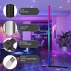 Luminária de Chão Symphony com Controle Remoto por App Inteligente, Dimerizável, Luz Ambiente de Chão Moderna Minimalista, Luz com Sensor de Ritmo Musical