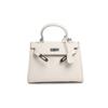 Bolso de Mano de Textura de Alta Calidad Estilo Francés para Mujer, Bolso Kelly, Nuevo Modelo 2026, Piel Suave, Gran Capacidad, Bolso Cruzado para Mujer
