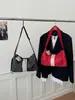 Bolsa de Lona Listrada Casual Leve Versátil Outono Inverno para Mulheres 2025 Nova com Zíper Grande Capacidade Bolsa Transversal de Viagem