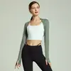 Cárdigan de yoga, chaleco elegante para danza ballet, chaqueta corta deportiva para fitness para mujer, se puede usar por fuera, elástico