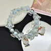 Pulseira Popular Hello Kitty Estilo TikTok Pulseira DIY Feita à Mão com Contas para Casais Presente para Melhor Amigo ou Namorada