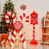 Decoração de Natal Boneco de Neve Rena de Natal Brilhante Cenário para Shopping Center Lobby de Hotel Enfeites Decorativos Grandes de Natal
