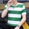 Yaxuan # Camiseta de Seda Fresca Manga Curta Altamente Recomendada Absorvente de Suor e Respirável Camiseta de Seda Gelada Gola Redonda