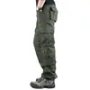 Macacão multibolso masculino ao ar livre robusto resistente ao desgaste puro algodão casual roupas de trabalho calças proteção ao trabalho jovem solto plus size