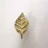 Folhas de Latão Forjado Puxador de Gaveta Armário Porta Guarda-Roupa Gabinete Sapateira Puxador Caixa de Chá Doce Caixa de Joias Puxador