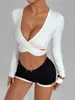 Top de yoga de secado rápido europeo y americano transfronterizo, blusa de manga corta, tacto nude, entallado a la cintura, ajuste ceñido, top de manga corta para correr al aire libre y deportes para mujer