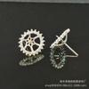 Accesorios para Joyería DIY Plata de Ley S925 Traje de Perlas Soporte Vacío Pendientes de Girasol Colgante Anillo Soporte Vacío Productos Semi-acabados