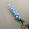 [Super gordo] flocado gordo gran delphinium gordo gran violeta alto material de flor para decoración de salón de bodas
