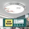 Nueva Lámpara de Techo para Sala de Estar Estilo Chino 5 Lámparas de Techo LED para Hogar Nueva Lámpara de Techo Simple y Grande para Habitación Dormitorio Estilo Moderno Minimalista Hierro