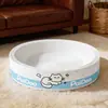 Rascador y cama para gatos de cartón blanco, duradero y resistente a los arañazos, hecho de papel corrugado de pulpa de madera, extragrande, adecuado para todas las estaciones