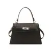 2026 Nuevo Bolso de Mano Cuadrado Pequeño de Moda Versátil con Textura y Hebilla de Hombro Único Cruzado Bolso Simple para Viajes Diarios de Mujer