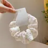 Encaje Francés Anillo para el Cabello de Intestino Grueso para Mujer Sentido de Alta Gama Tamaño Grande Flor para el Cabello Dulce Cuerda para el Cabello Combinable Cuerda para el Cabello