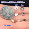Plata Esterlina S925 Finamente Elaboradas Roscadas Forma de Ovni Pequeñas Cuentas Espaciadoras Joyería de Cristal Tejido Pulsera Collar Accesorios DIY