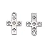 13 * 16 mm aleación accesorios de joyería oso lindo tridimensional colgante diy aretes cadena de teléfono móvil colgante pequeño venta al por mayor