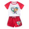 Wang Wang equipe Terno infantil 2022 verão novos meninos e meninas manga curta T-shirt shorts moda bonito de duas peças na moda