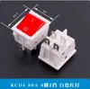 Interruptor basculante KCD4 30A alta corriente horno de soldadura interruptor de calentador máquina de mahjong aparato eléctrico 6 pines 2 posiciones pin de cobre