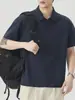 Ropa para Hombre Fengshe / Nuevo Polo de Verano 2026 para Hombre con Cuello Camisero de Solapa Manga Corta Delgado Marca de Moda Polo de Cinco Mangas