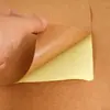 Papel Kraft Marrón Oscuro A4/A3 Papel de Impresión de Etiquetas Pegatinas Autoadhesivas Superficie Mate Adhesivo Fuerte Pegatinas de Sellado Venta al por Mayor