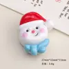 Acessórios de Resina Desenho Animado DIY para Joias Espessados 16 Natal Cola de Chantilly Grampos de Cabelo Capas de Celular Fivelas de Sapato Chaveiros