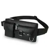 Bolsa de Cintura Masculina 2026 Textura de Couro Bolsa de Cintura de Grande Capacidade Multifuncional Impermeável Resistente ao Desgaste Compartimento Único Mochila Transversal