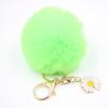 Venta Caliente Llavero Colgante Bola de Pelo de Margarita Moda para Mujer Bolso Felpa Monedero Coche Colgante Girasol