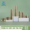 120Ml100Ml40Ml50G30G Frasco Quadrado de Vidro Frasco Cosmético Galvanizado Serigrafado Frasco para Conjunto de Produtos de Cuidados com a Pele