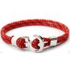 Nueva Pulsera Paracord de 550 Libras Tejida a Mano para Pareja Europea y Americana para Hombre y Mujer Retro Ancla Pulsera Trenzada