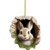 Decoración de Corona de Conejo de Pascua Nuevo Producto Transfronterizo 2026 Corona de Pascua Accesorios de Decoración del Hogar Decoración de Regalo