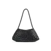 Bolso de Mano Tejido a Mano Oky para Mujer, Bolso de Hombro, Bolso de Mano de Alta Gama, Versátil, Bolso para Viajes Diarios 60117