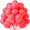 Balões de Aniversário Amazon 10 polegadas Conjunto de Balões de Cor Sólida Balões para Decoração de Feriado Balões Metálicos Foscos Maca