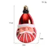Adornos navideños de plástico, medias navideñas, muletas, colgantes, pequeños adornos para árboles de Navidad.