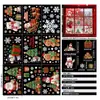 Decoraciones Festivas de Papá Noel Pegatinas Electrostáticas para Puertas de Vidrio Ventana Hombre de Jengibre Copo de Nieve Pingüino Oso Blanco Regalo