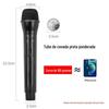Microfone adereços tubo de entrevista infantil adereços fone de ouvido canto falso eloquência anime cosplay modelo microfone Repórter