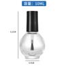 Botellas de Esmalte de Uñas de Vidrio en Varias Especificaciones y Formas, Redondas y Cuadradas, Botellas con Aplicador de Pincel para Aceite de 5 ml, Botellas Reutilizables para Cosméticos