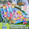 Castelo Inflável Infantil Trampolim Grande Externo Castelo Travesso Praça Parque Externo Pequeno Popular Tobogã Inflável