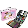 Set de Dibujo de 145 Piezas Lápices de Colores Bolígrafos para Garabatear Estudiantes Juguetes para Principiantes Niñas Bolígrafos de Acuarela Jardín de Infancia