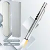 Luz Doble Fuente Pluma Pupil Luz Recargable Doctor Enfermera Acero Inoxidable Médico Examen Oral Luz de Pluma LED Linterna