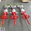 Válvula Gaveta Pneumática de Poliuretano Controlada Manualmente Zhog Resistente ao Desgaste Válvula Gaveta de Vedação Macia Dn350 Pz673Mx-16P